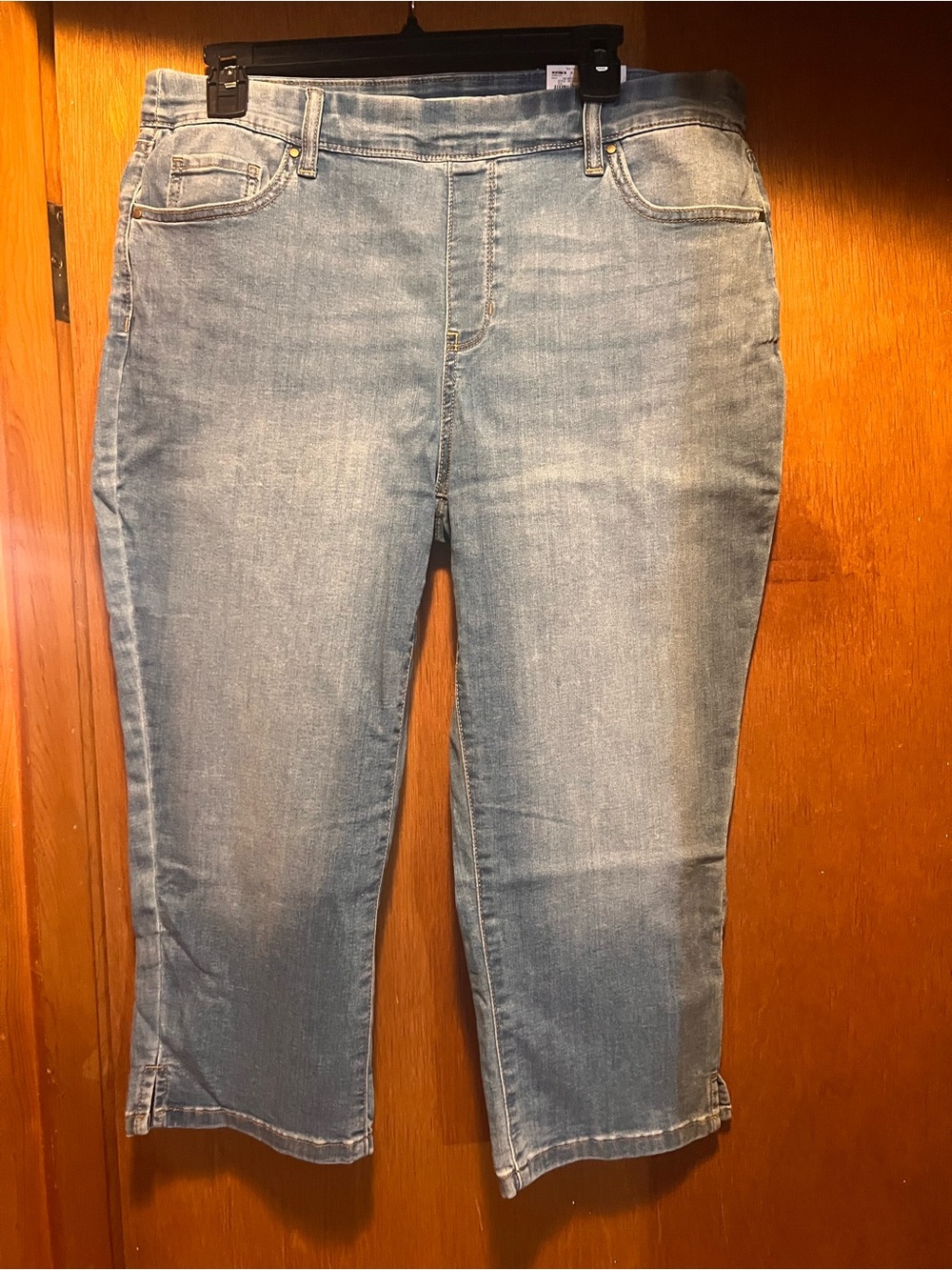 croft & barrow Light Blue Cropped Denim Jeans